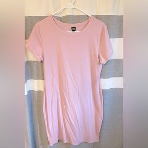 Light Pink T-Shirt Dress